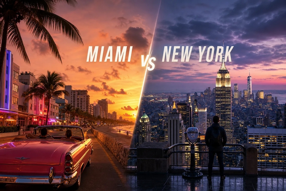 Miami vs New York: Which City Is Better to Live In - Miami luxury real estate